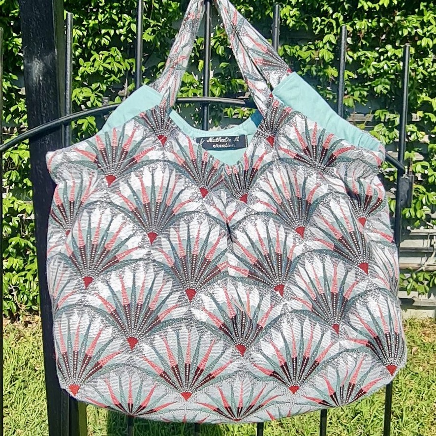 Sac Cabas Art Déco Éventails