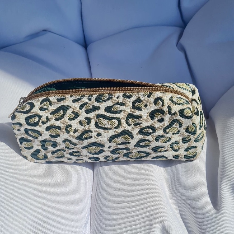Trousse Léopard Vert